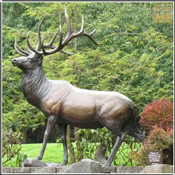 園林銅鹿雕塑